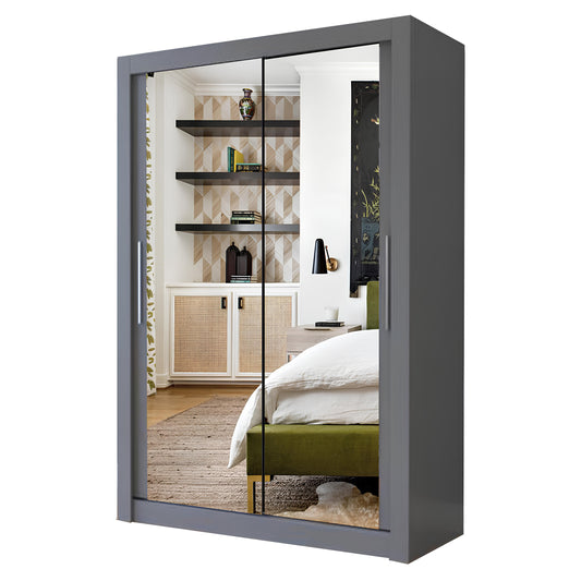 Milan 100cm Sliding Door Wardrobe