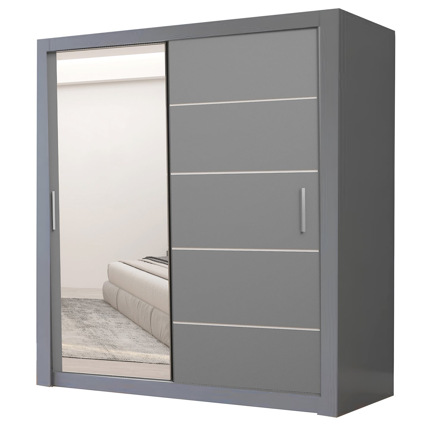 Lyon 203cm Sliding Door Wardrobe