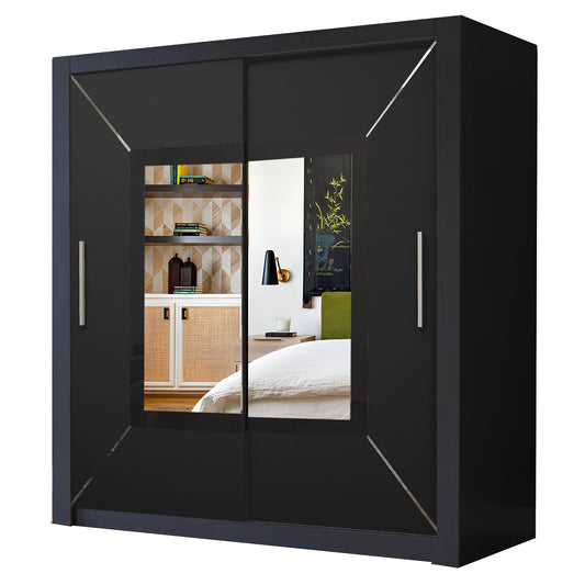 Venice 203cm Sliding Door Wardrobe