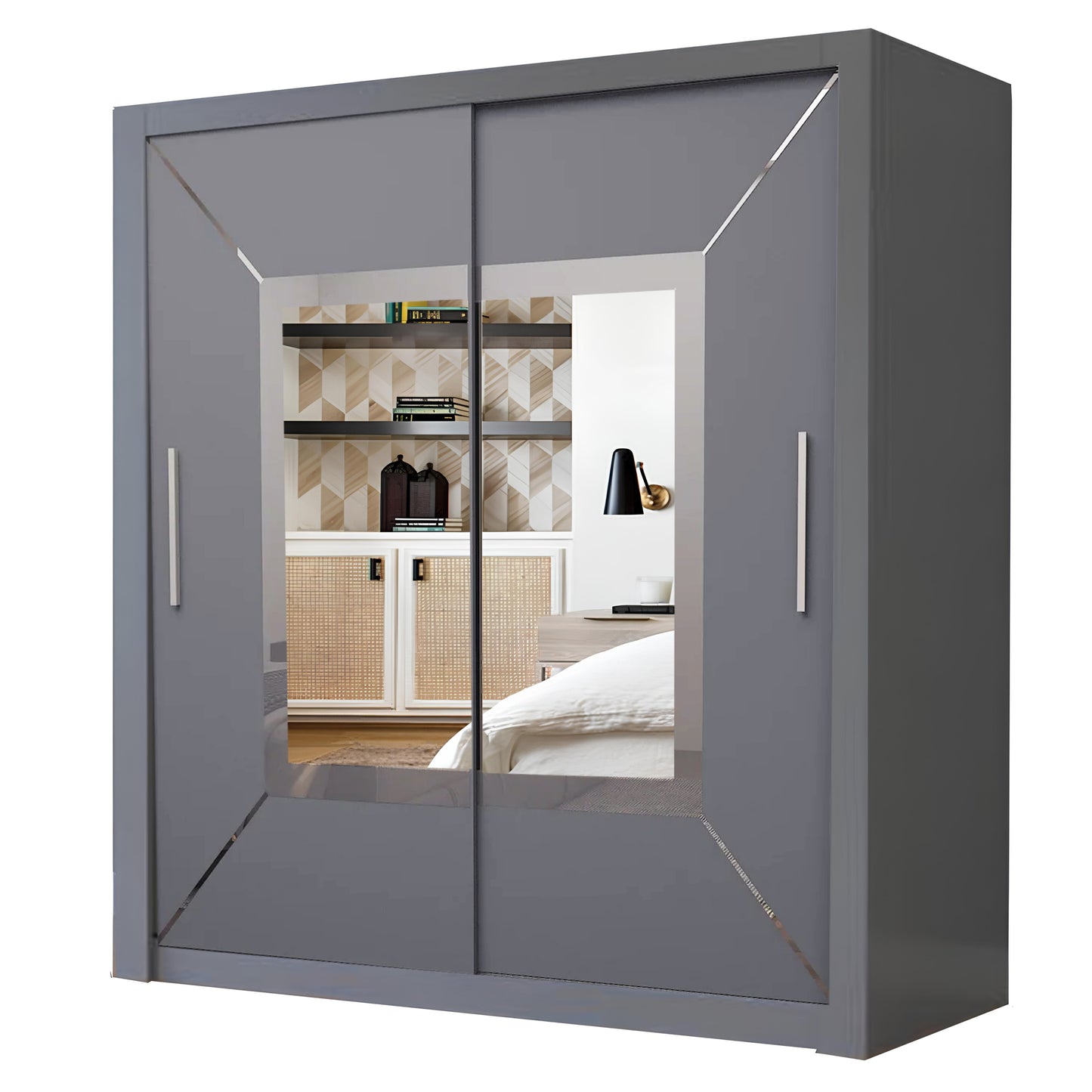 Venice 203cm Sliding Door Wardrobe