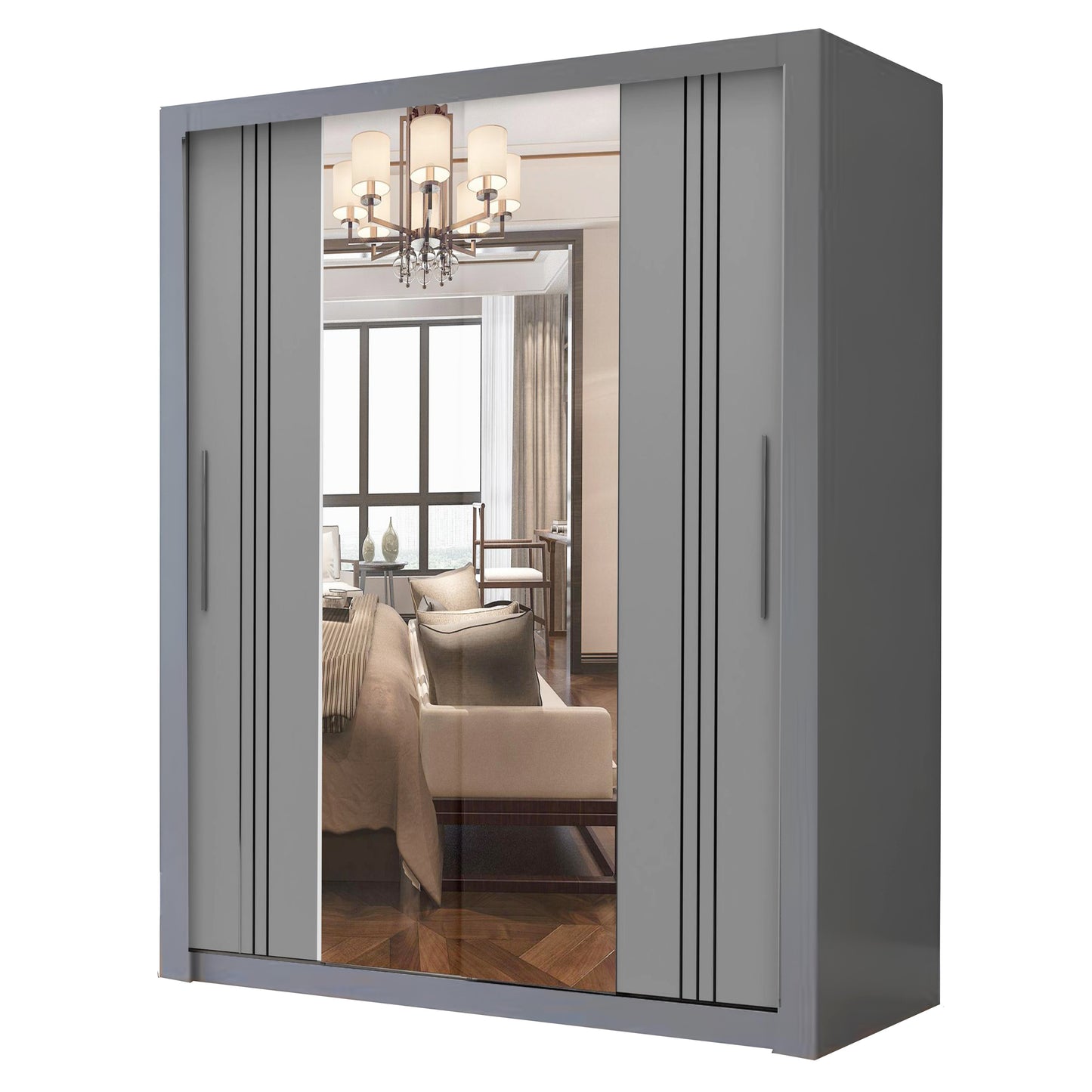 Oslo 150cm Sliding Door Wardrobe 