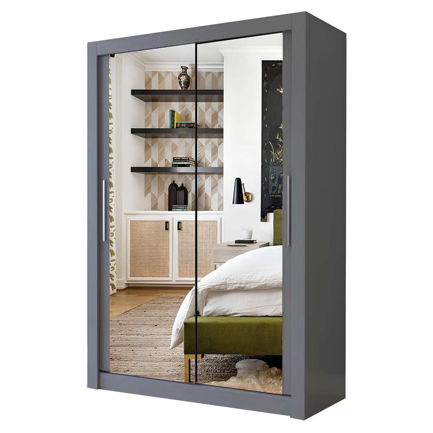 100cm Wide Milan Sliding Door Wardrobe