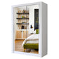 Milan 100cm Sliding Door Wardrobe