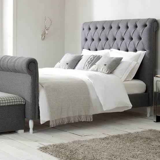 Modern King Size Bed Frame with Durable Construction