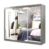 Milan 250cm 3 Mirror Sliding Door Wardrobe