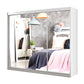 Milan 250cm 3 Mirror Sliding Door Wardrobe