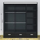 Florence 205cm High Gloss wardrobe