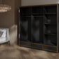 Florence 205cm High Gloss wardrobe