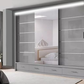 Florence 256cm High Gloss Wardrobe