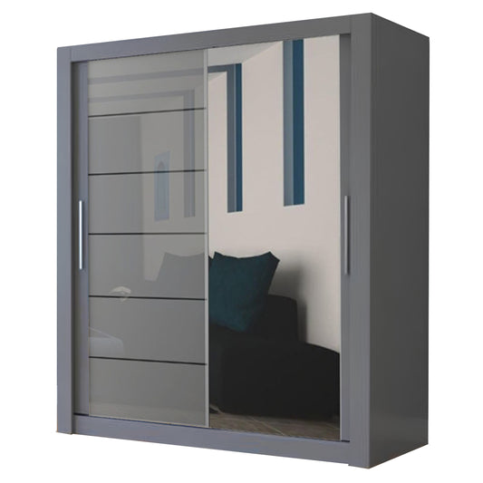 Lyon High Gloss 180cm Sliding door wardrobe