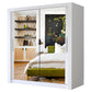 Milan 203cm Double Mirror Wardrobes