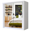 Milan 203cm Double Mirror Wardrobes