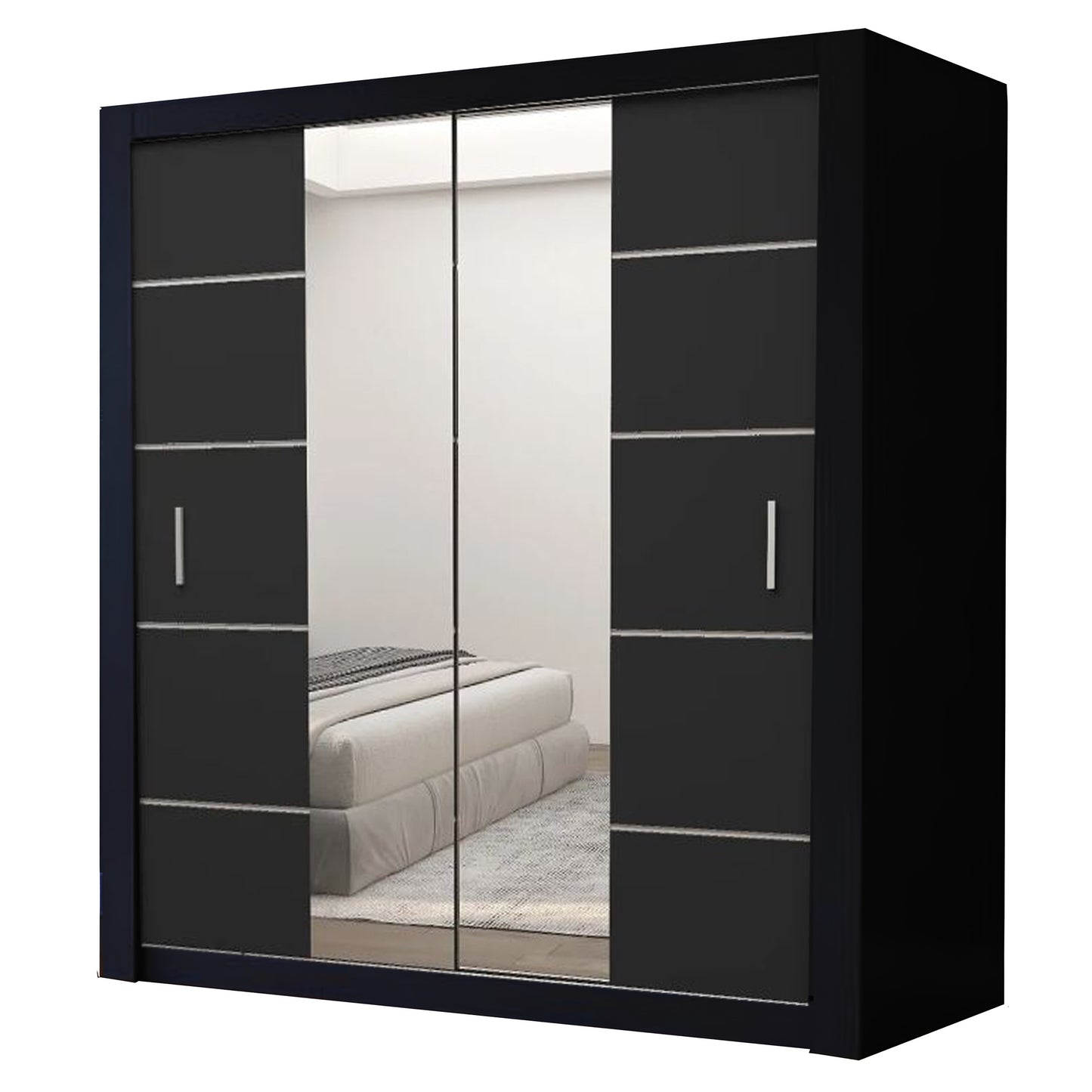 Oslo 203cm Sliding Door Wardrobe