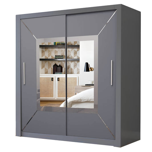 Venice 203cm Sliding Door Wardrobe