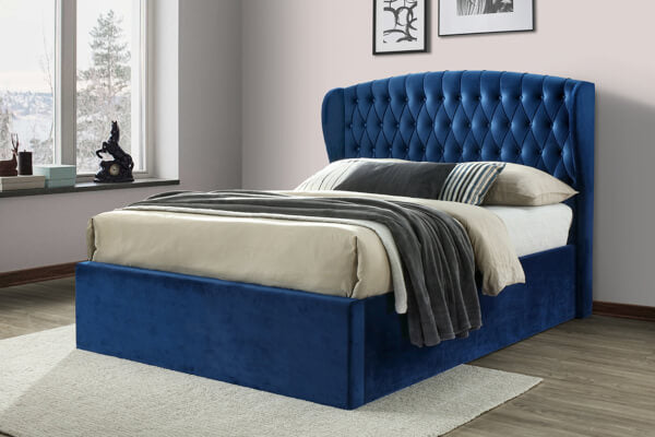Modern King Size Bed Frame with Durable Construction