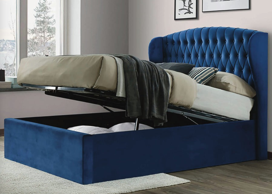 Modern King Size Bed Frame with Durable Construction