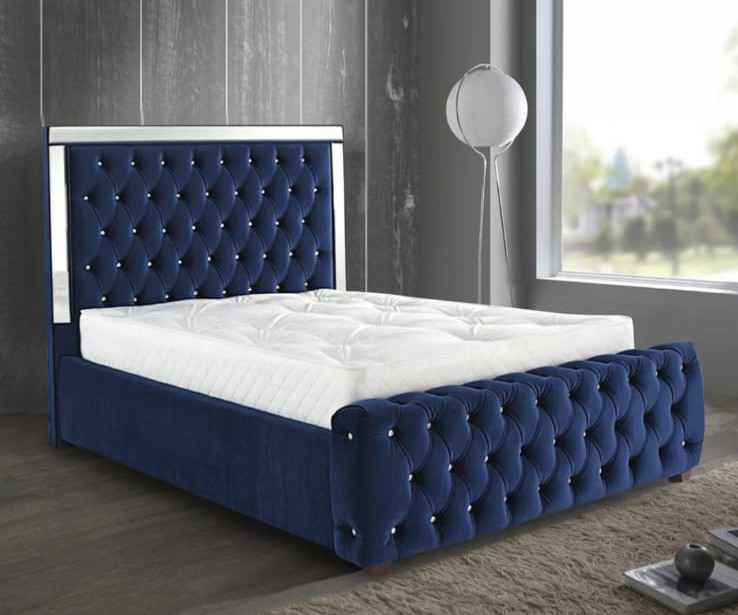 Modern King Size Bed Frame with Durable Construction
