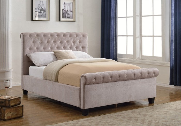 Modern King Size Bed Frame with Durable Construction