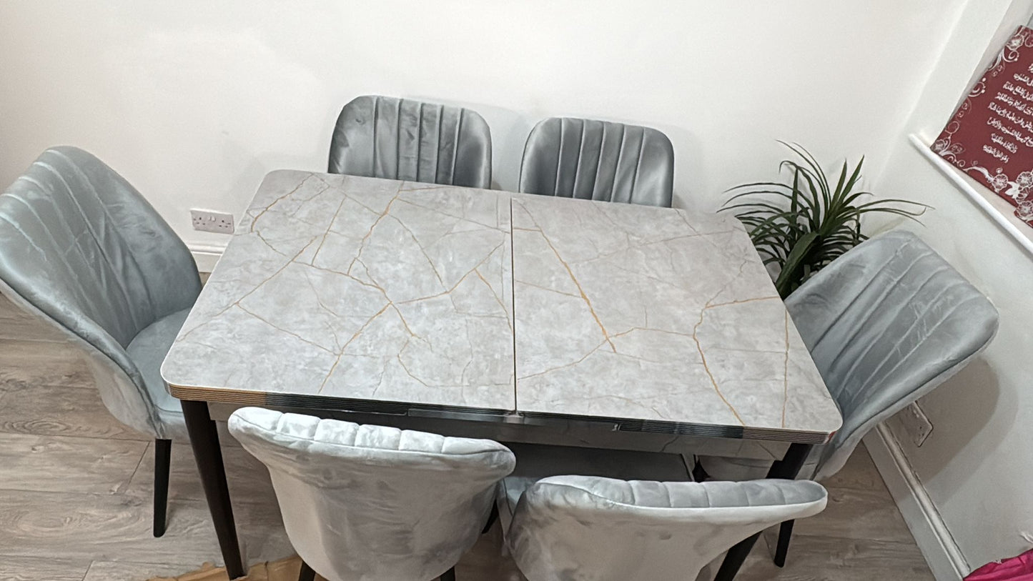 Ceramic Dinning Table Set