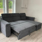 Modern Double Frame Storage Bed with Hydraulic Lift-Up Design