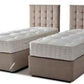 Modern L-Shaped Single Frame Sofa Bed with Adjustable Headrests