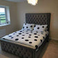 Modern L-Shaped Single Frame Sofa Bed with Adjustable Headrests