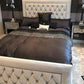 Modern L-Shaped Single Frame Sofa Bed with Adjustable Headrests