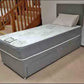 Modern L-Shaped Single Frame Sofa Bed with Adjustable Headrests