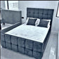 Modern L-Shaped Single Frame Sofa Bed with Adjustable Headrests