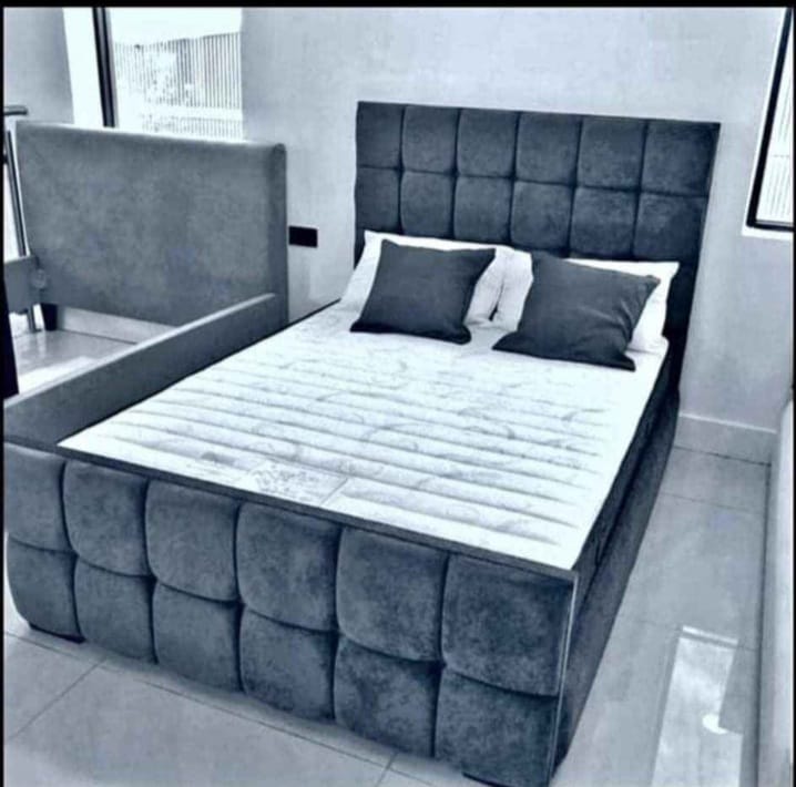 Modern L-Shaped Single Frame Sofa Bed with Adjustable Headrests