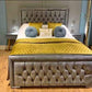 Modern Double Frame Storage Bed with Hydraulic Lift-Up Design