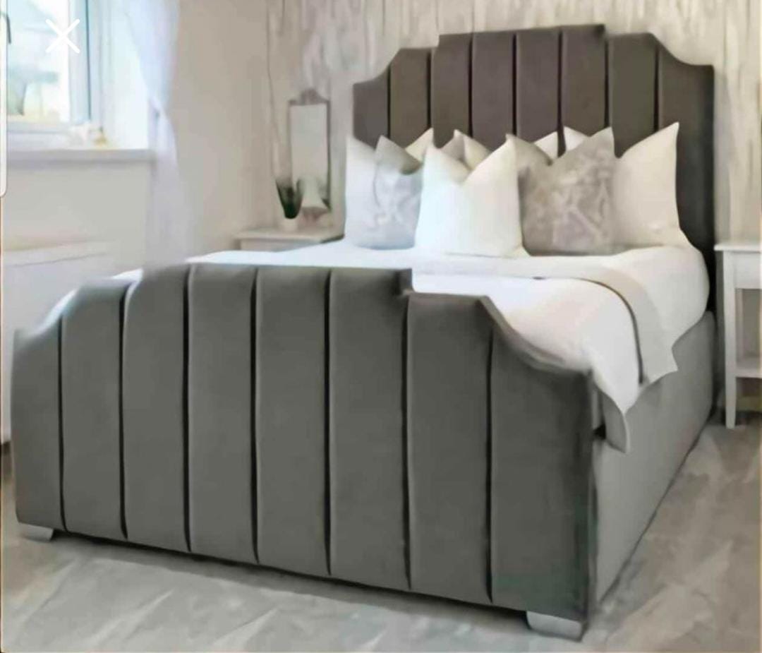 Modern King Size Bed Frame with Durable Construction