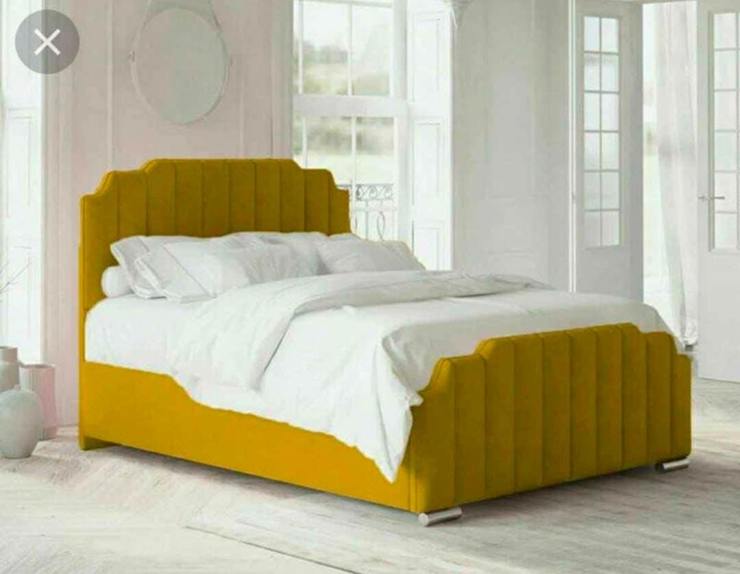 Modern King Size Bed Frame with Durable Construction