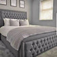 Modern King Size Bed Frame with Durable Construction