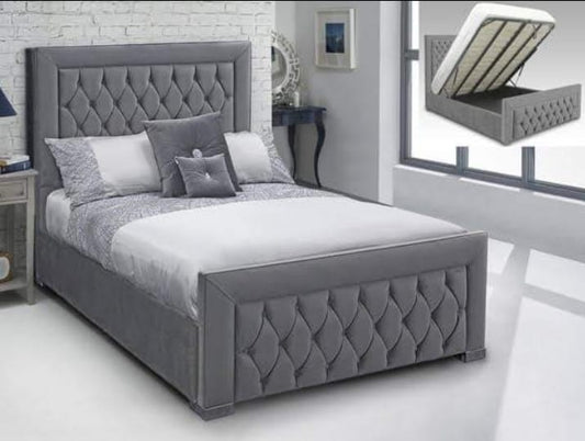 Modern King Size Bed Frame with Durable Construction