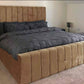 Modern King Size Bed Frame with Durable Construction