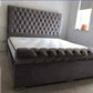 Modern King Size Bed Frame with Durable Construction
