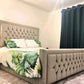 Modern King Size Bed Frame with Durable Construction