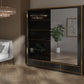 Florence 205cm High Gloss wardrobe