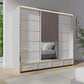 Florence 256cm High Gloss Wardrobe