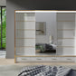 Florence 256cm High Gloss Wardrobe
